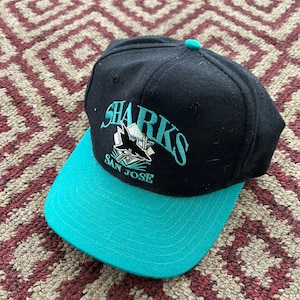 Vintage NHL (Twins) - San Jose Sharks Deadstock Snapback Hat 1990s OSFA