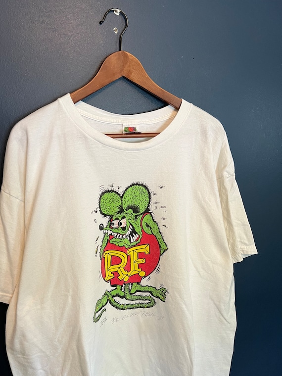 Vintage 90’s Rat Fink Ed Big Daddy Roth T Shirt T… - image 1