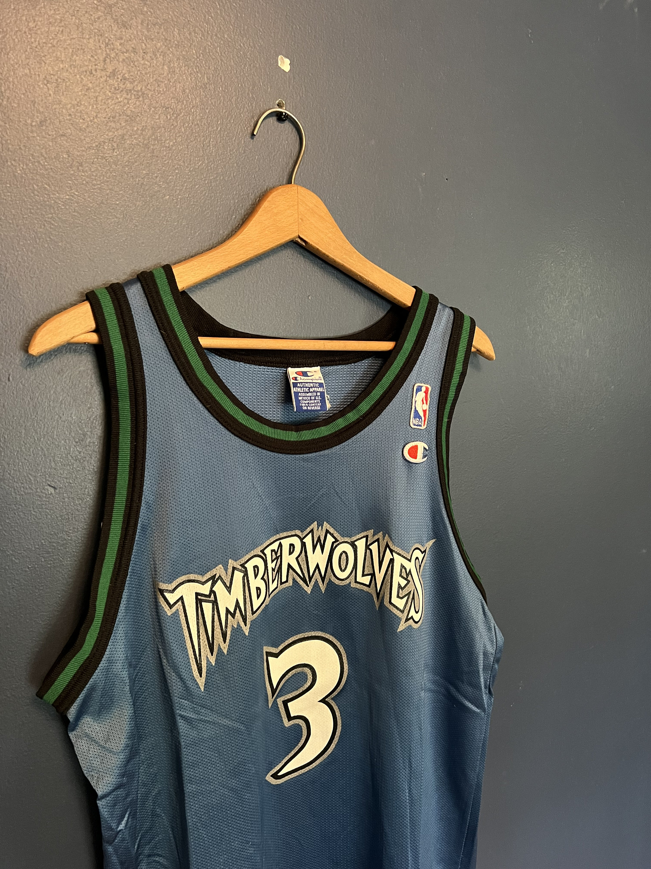 Vintage Champion Brand Minnesota Timberwolves Stephon Marbury