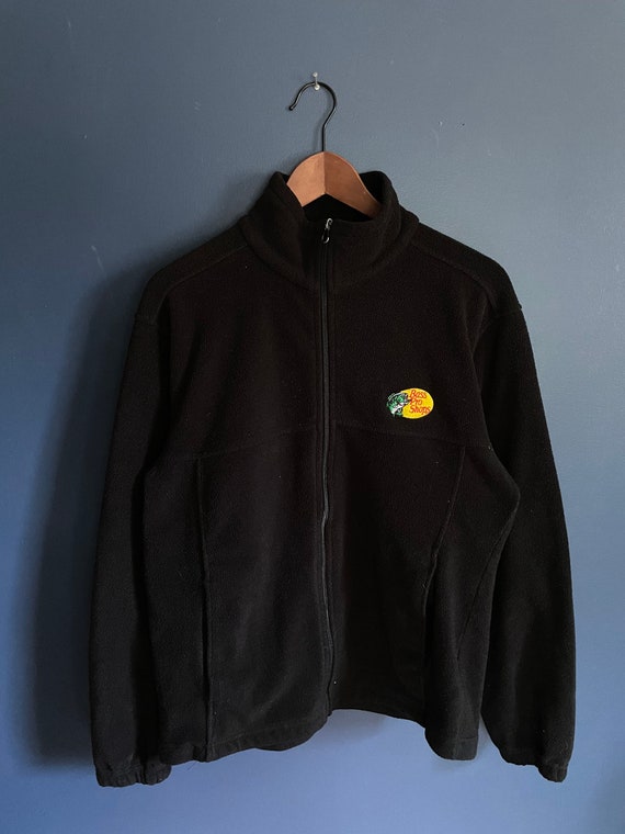 Vintage Y2K Bass Pro Shops Zip Fleece Size Medium