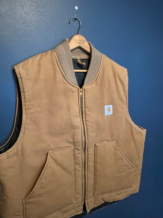 90s carhartt vest canvas - Gem