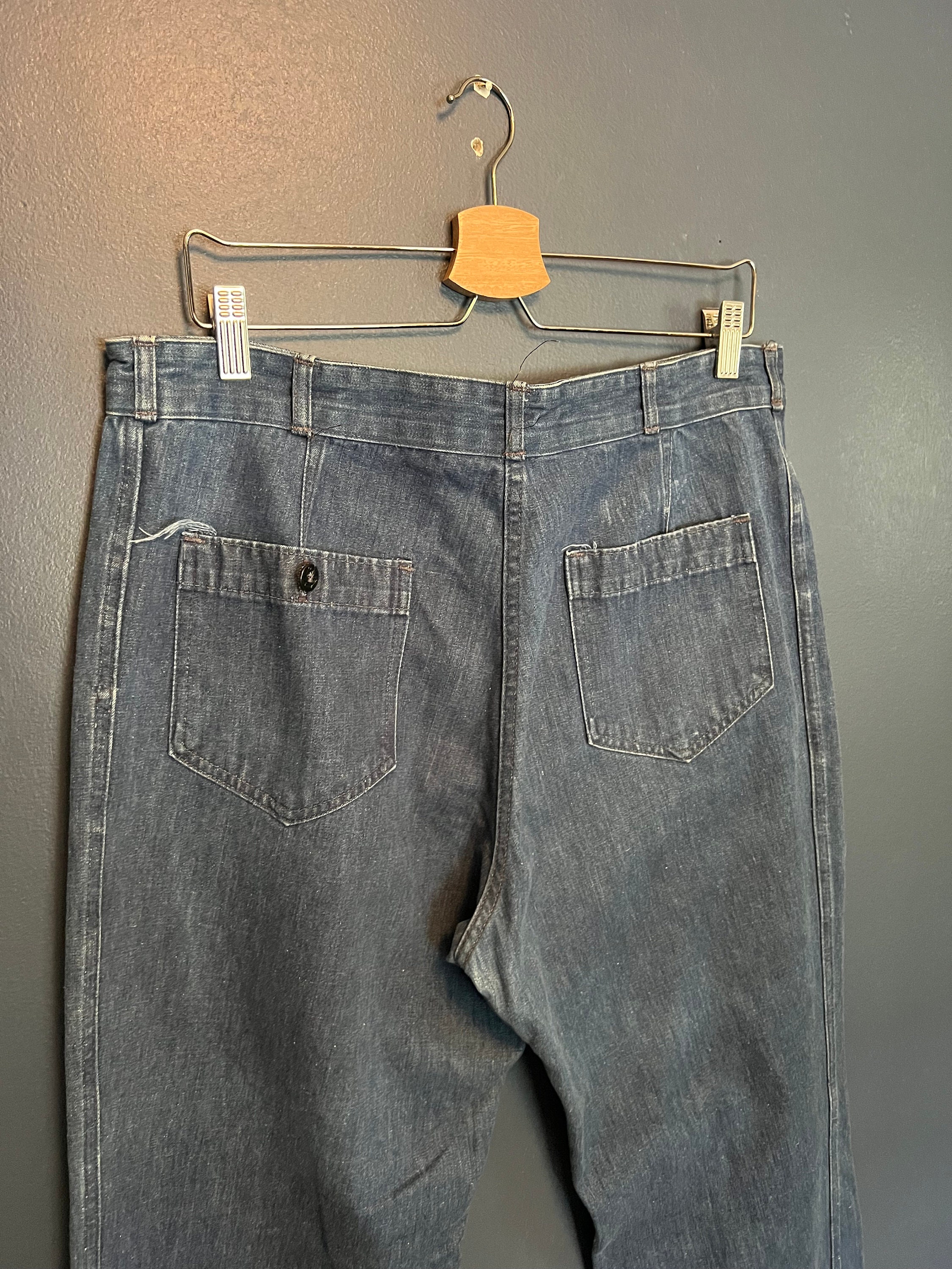 Military Navy Jeans - Etsy