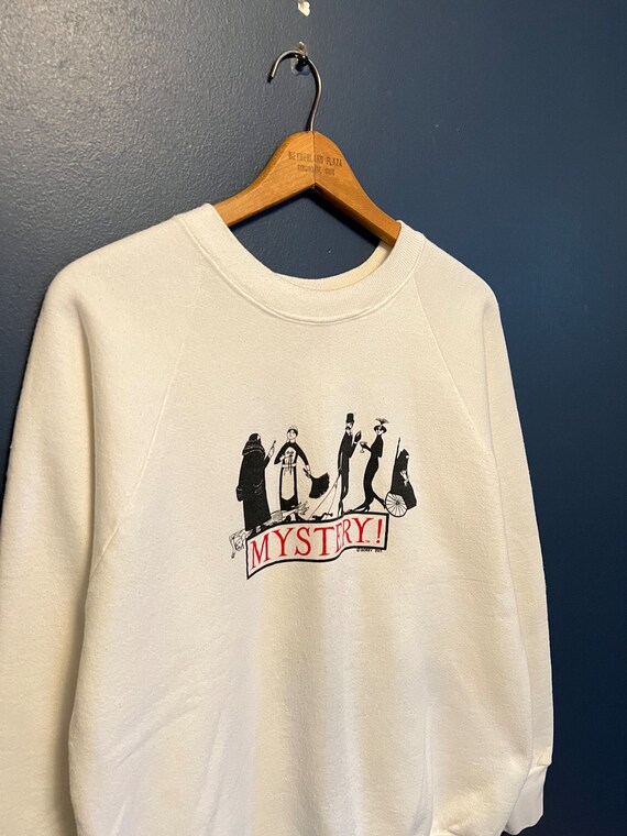 Vintage 80s Mystery Edward Gorey TBS Cartoon Crewneck Size - Etsy