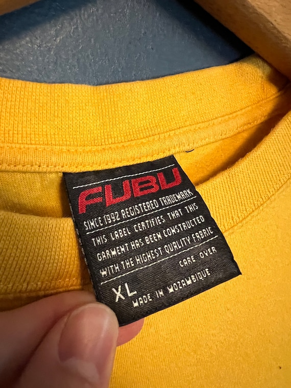 Vintage Y2K Fubu Jeans Co T Shirt Tee Size XL - image 2