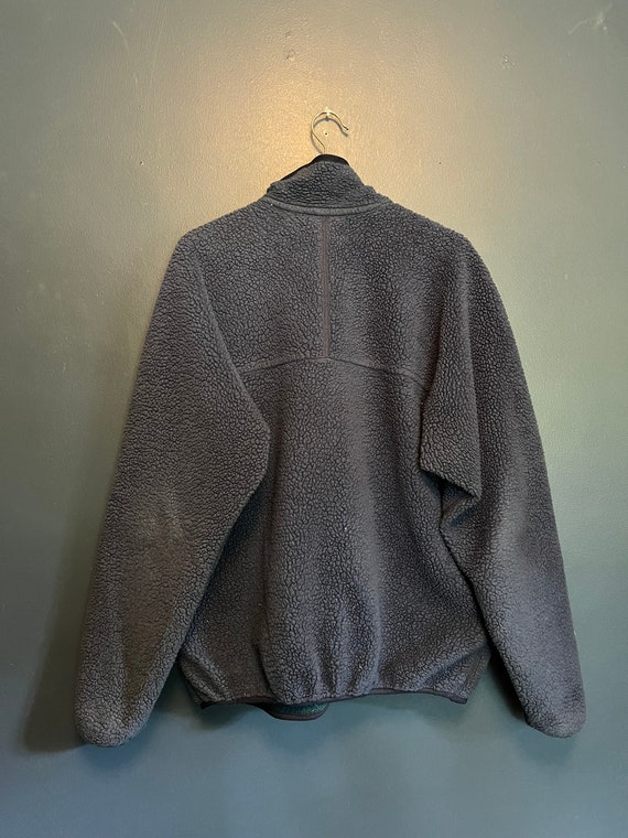Vintage 90’s Patagonia Zip Deep Pile Fleece Jacke… - image 5