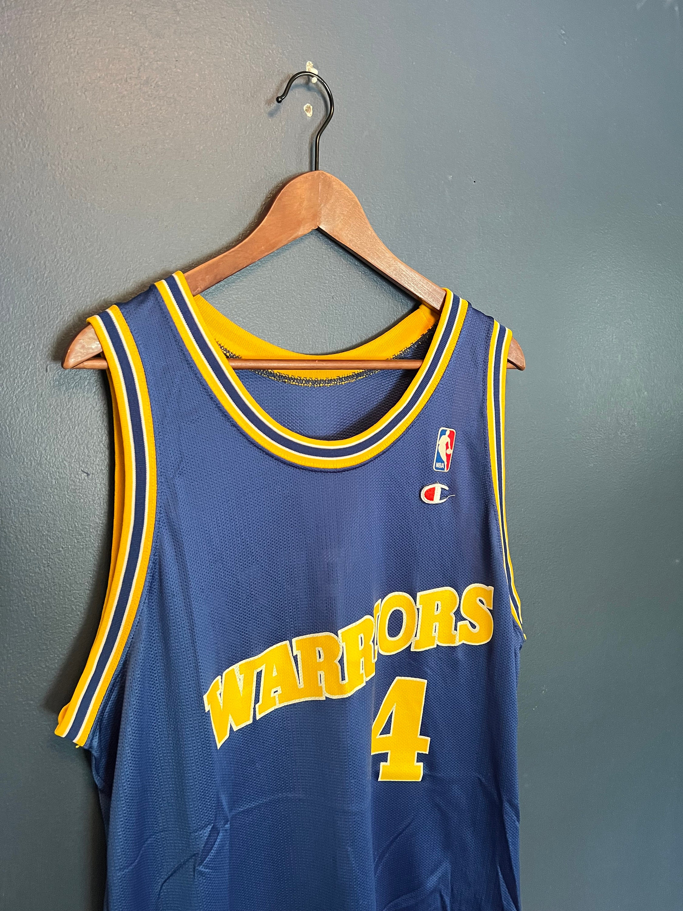 adidas golden state warriors throwback crew neck vintage sz 2XL Sweater
