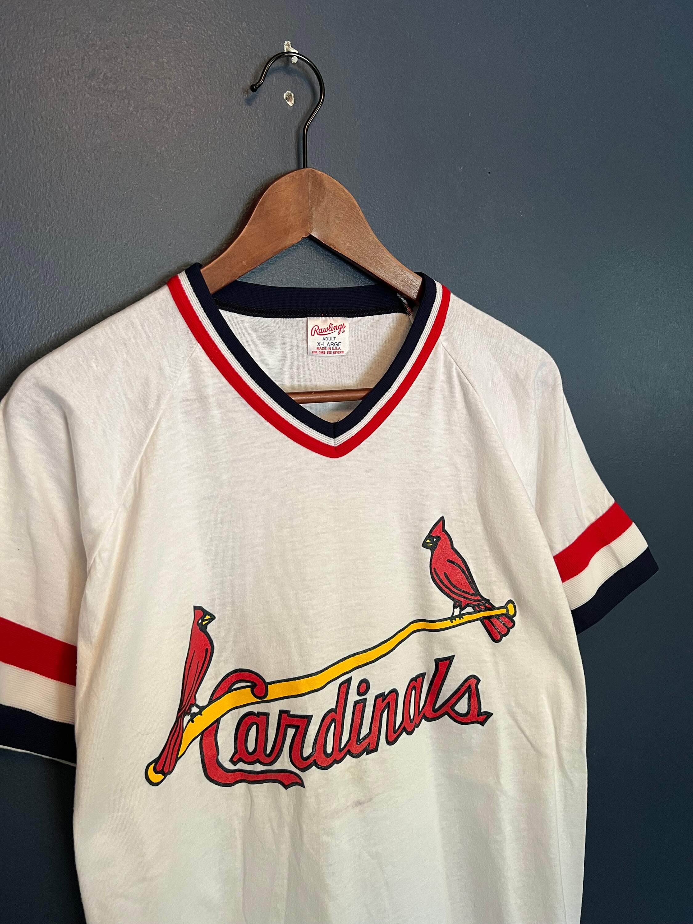 Red Glitter STL Cardinals Jersey Baseball Shirt, Ladies/Women Sizes, St  Louis