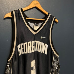 NCAA Basketball Jersey Georgetown Hoyas #3 Allen Iverson Black