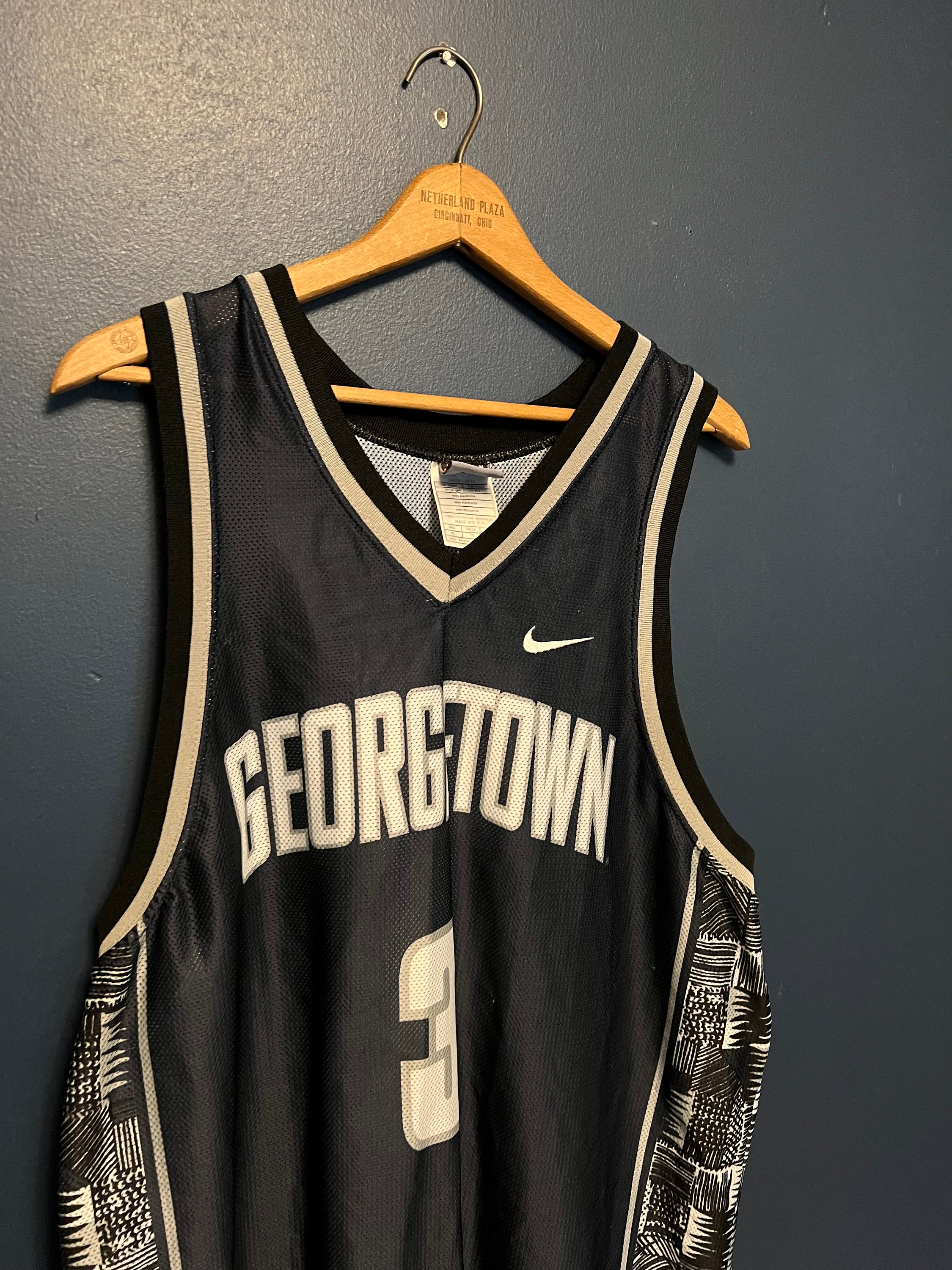 1996 Allen Iverson Georgetown Hoyas Authentic Nike NCAA Jersey Size Large –  Rare VNTG