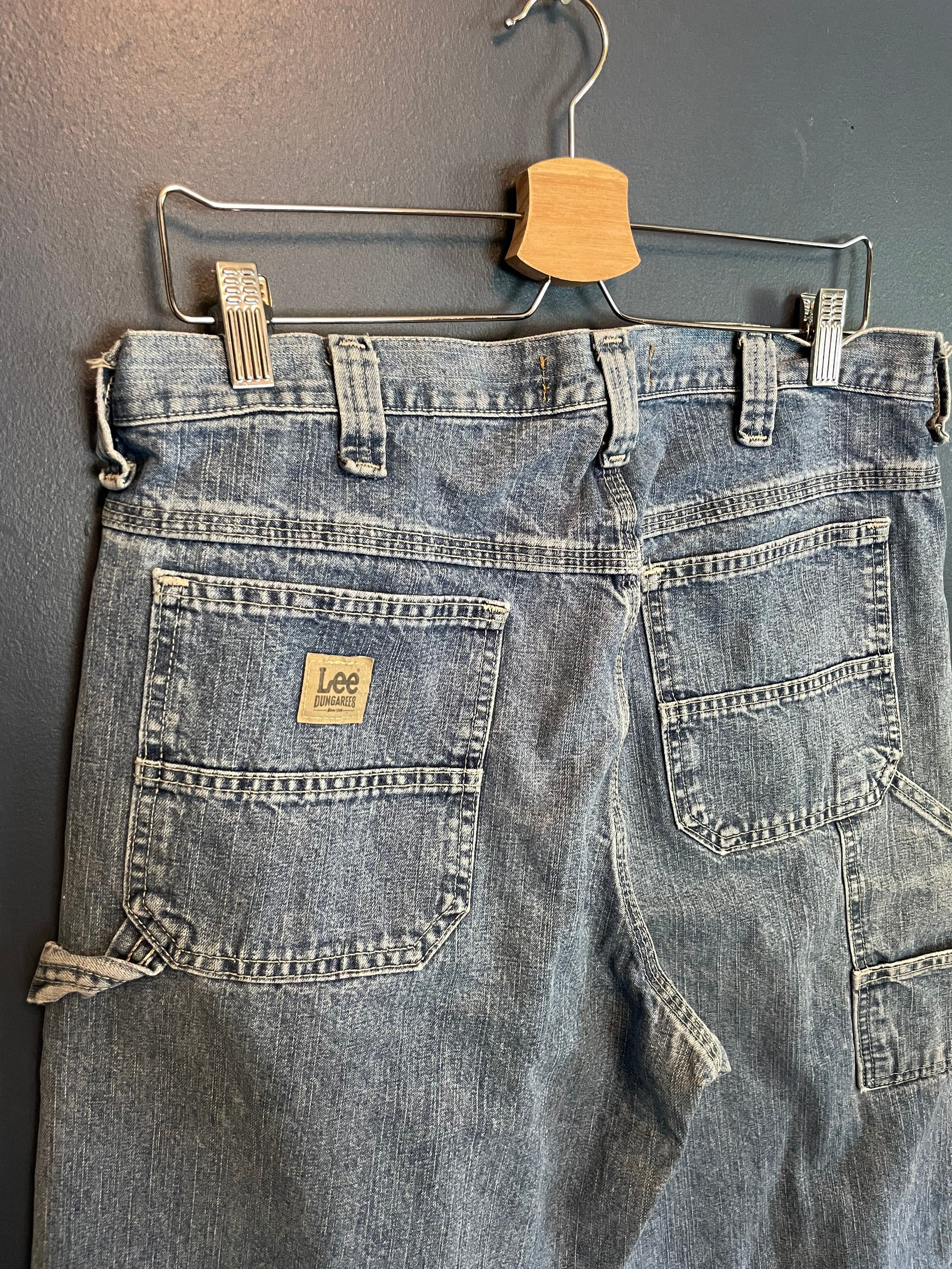 Vintage Y2K Lee Dungarees Carpenter Denim Jeans Size 34 - Etsy New Zealand