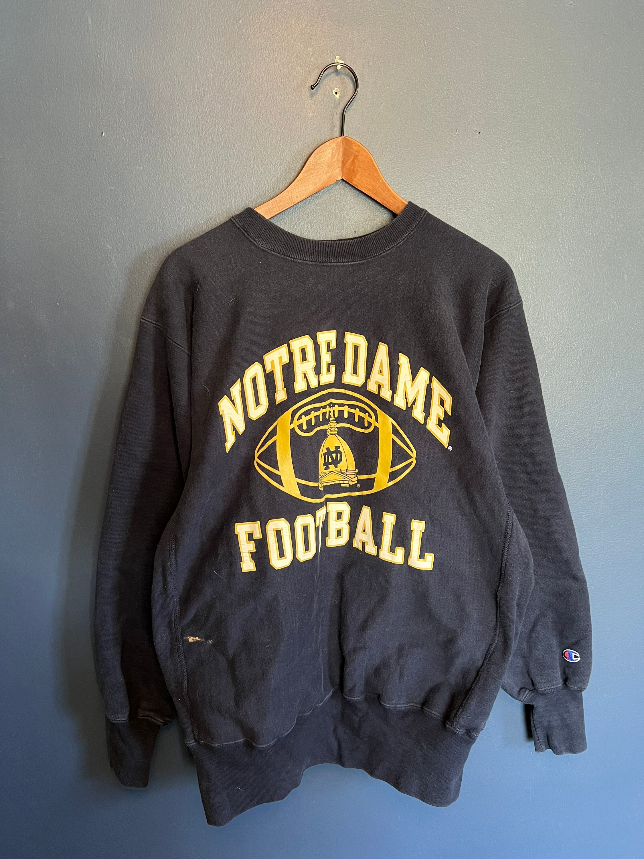 90s Notre Dame Football Champion Weave - Etsy Kong