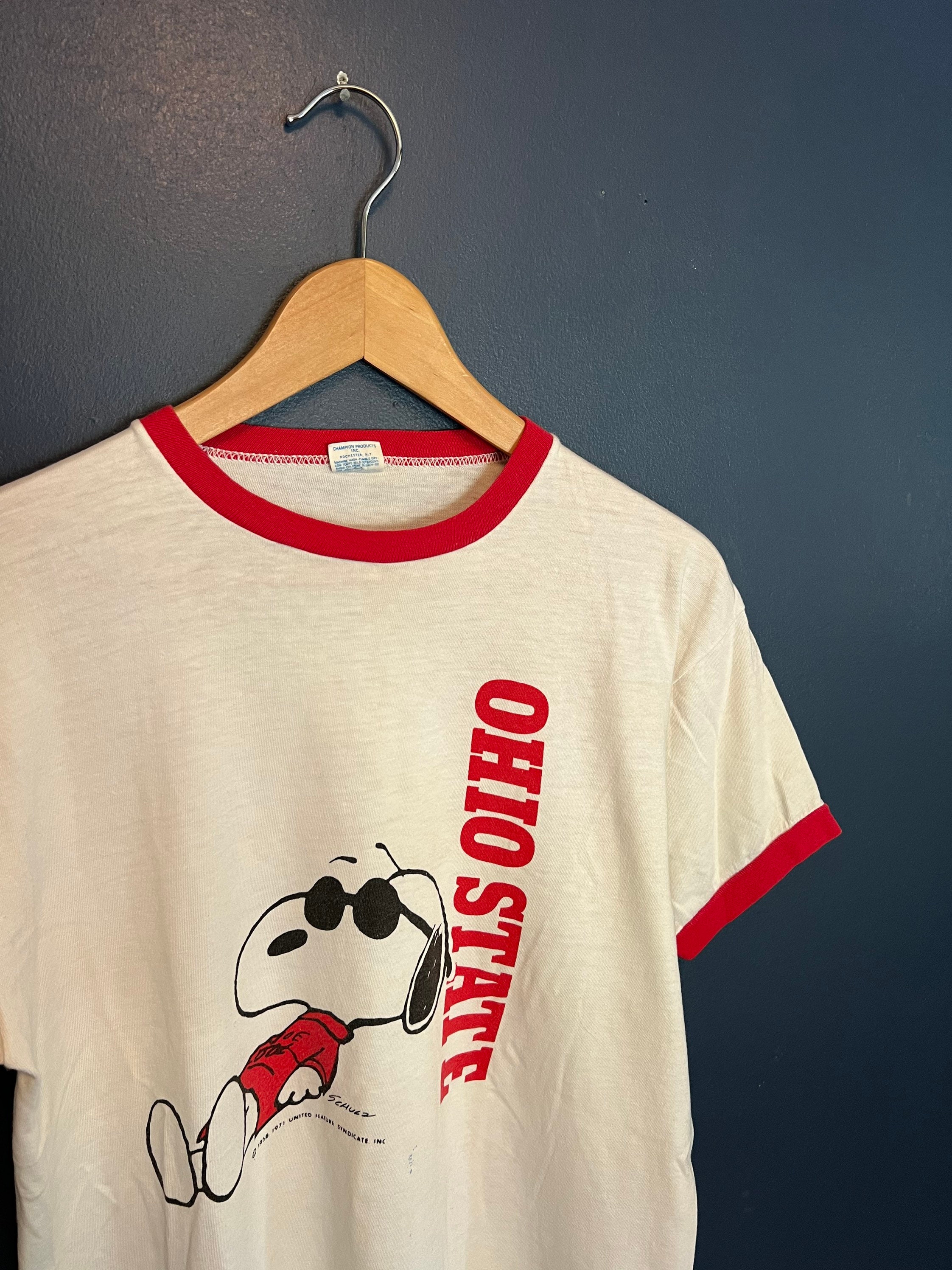 Champion snoopy t shirt hotsell