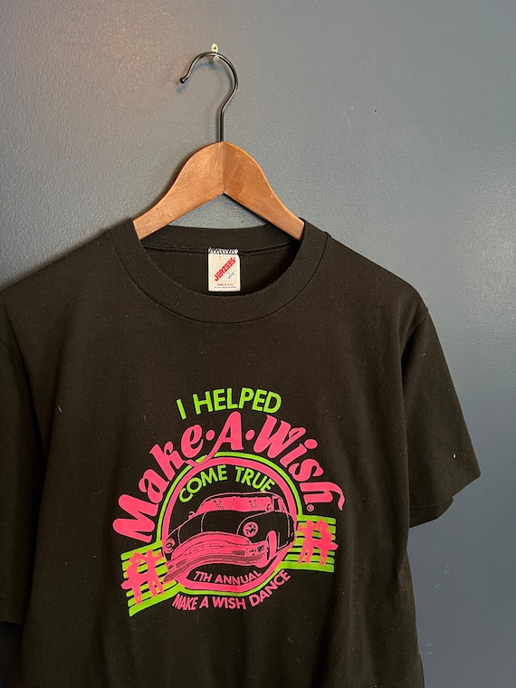 Vintage 80’s Jerzees Make A Wish Dance T Shirt Tee