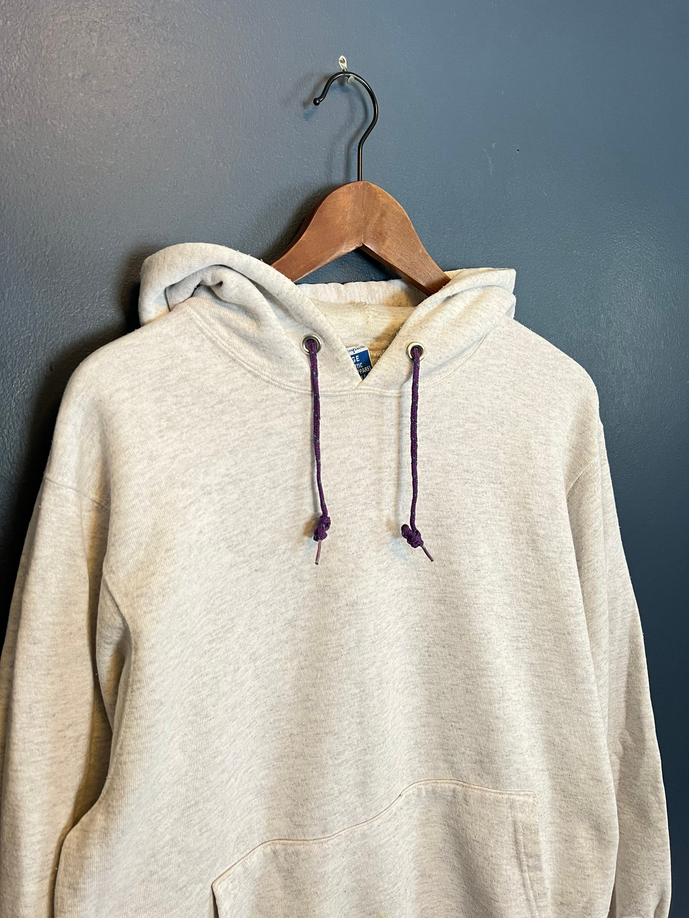 Vintage 90s Champion Blank Essential Hoodie Size Large USA - Etsy