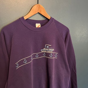Vintage 80’s Mark Twain Hannibal Missouri Boat Crewneck Size X Large