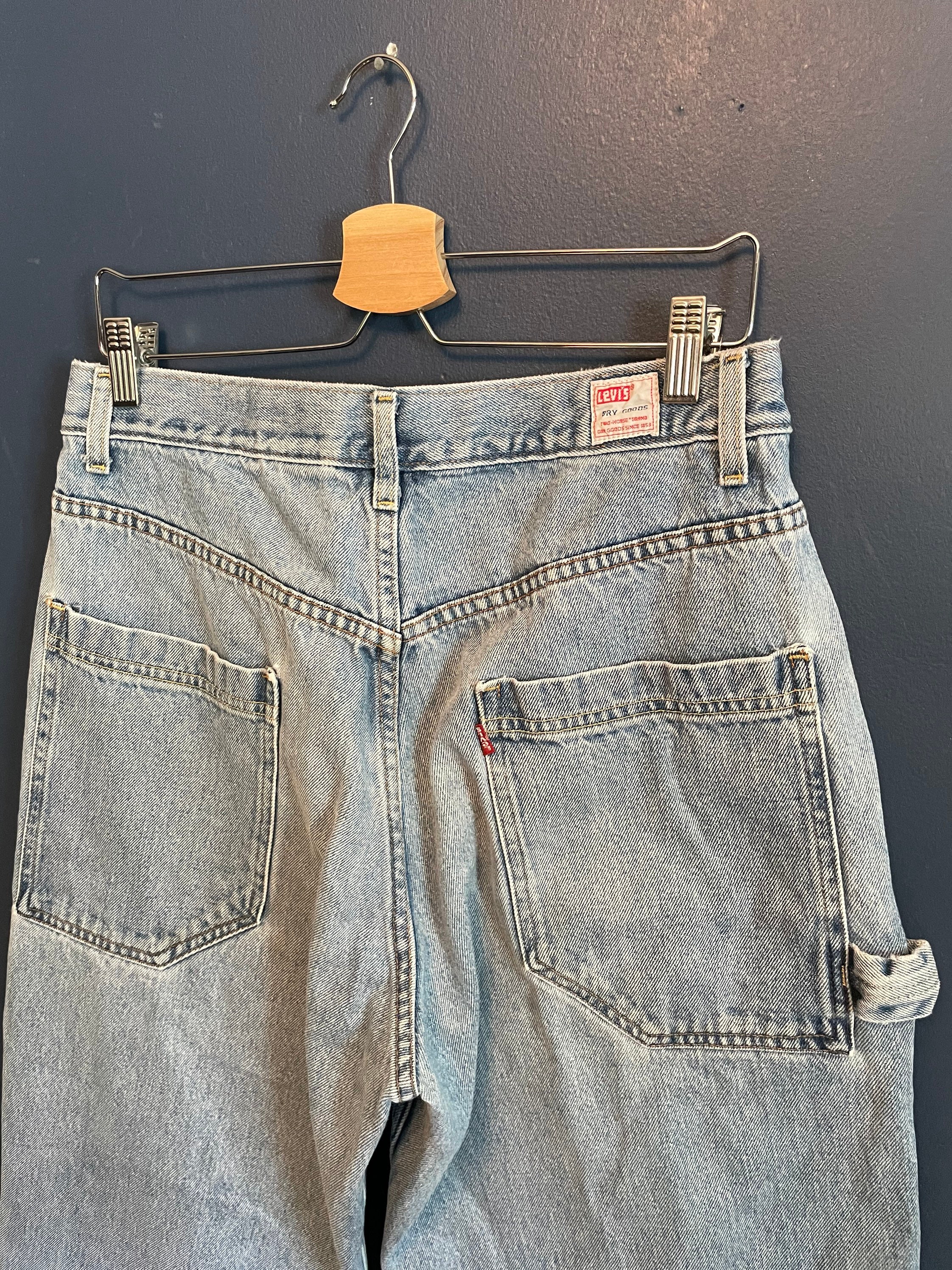 Vintage 90s Levis Dry Goods Denim Carpenter Pants Size 34x30 - Etsy New  Zealand