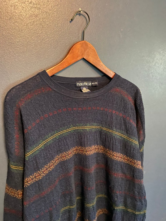 Vintage 90’s Nautica Pure Wool Pullover Knit Sweat
