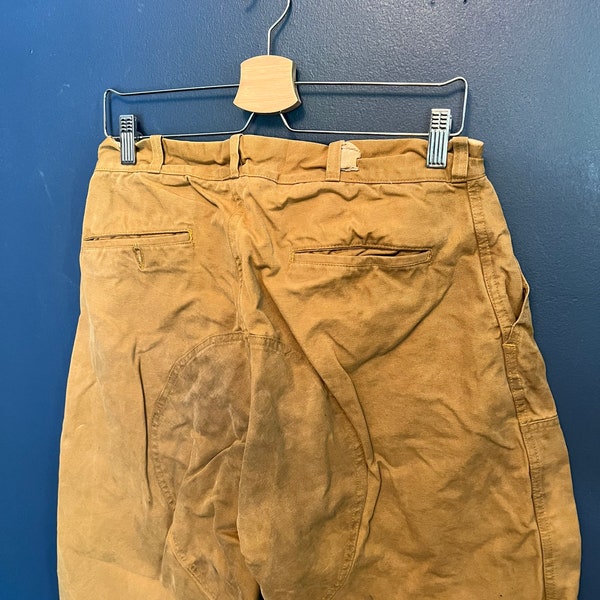 vintage 1960's Blue Bull By Red Head Canvas Hunting Pants Taille 32 USA Made