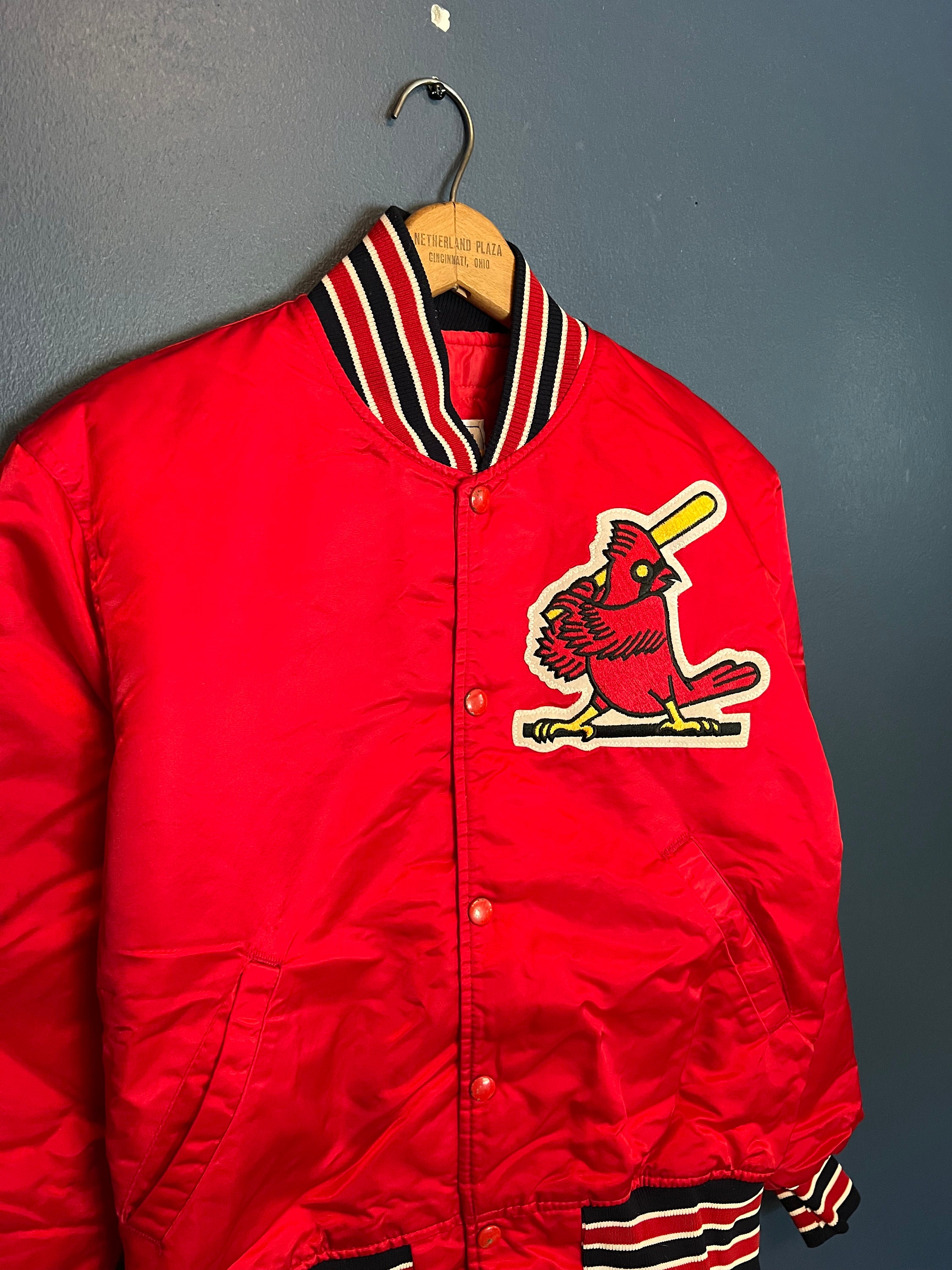 Rare Vintage Louisville Cardinals Starter Satin Jacket Size Adult Large Vtg