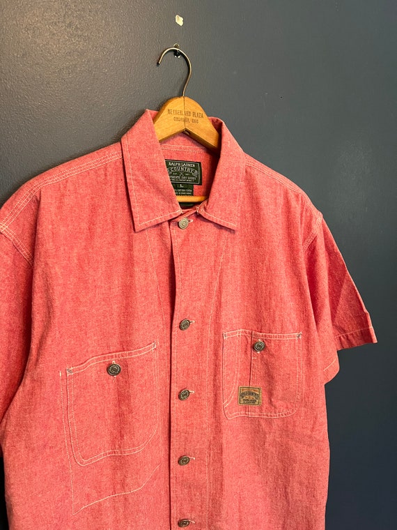 Vintage 90s Polo Ralph Lauren Polo Country Button up Polo Shirt