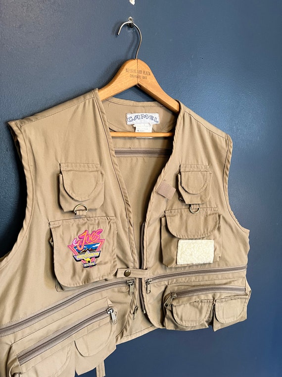 Vintage 90s Joe Camel Cargo Fishing Vest Size L/XL -  Ireland