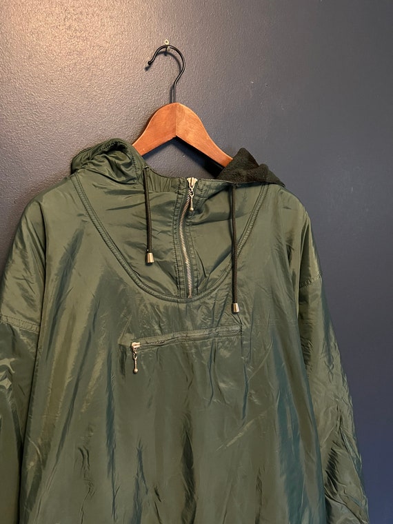 Vintage Y2K GAP Plaid Lined Nylon Anorak Jacket Si