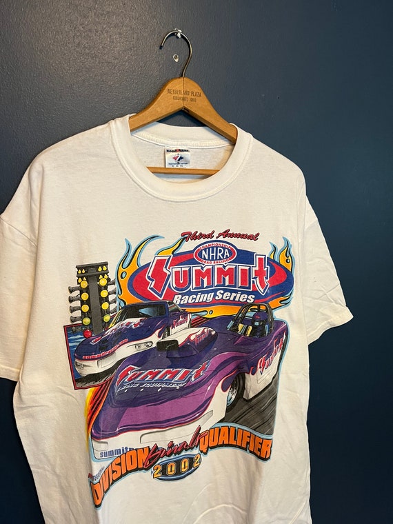 Vintage Y2K NHRA Summit Drag Racing Series T Shirt