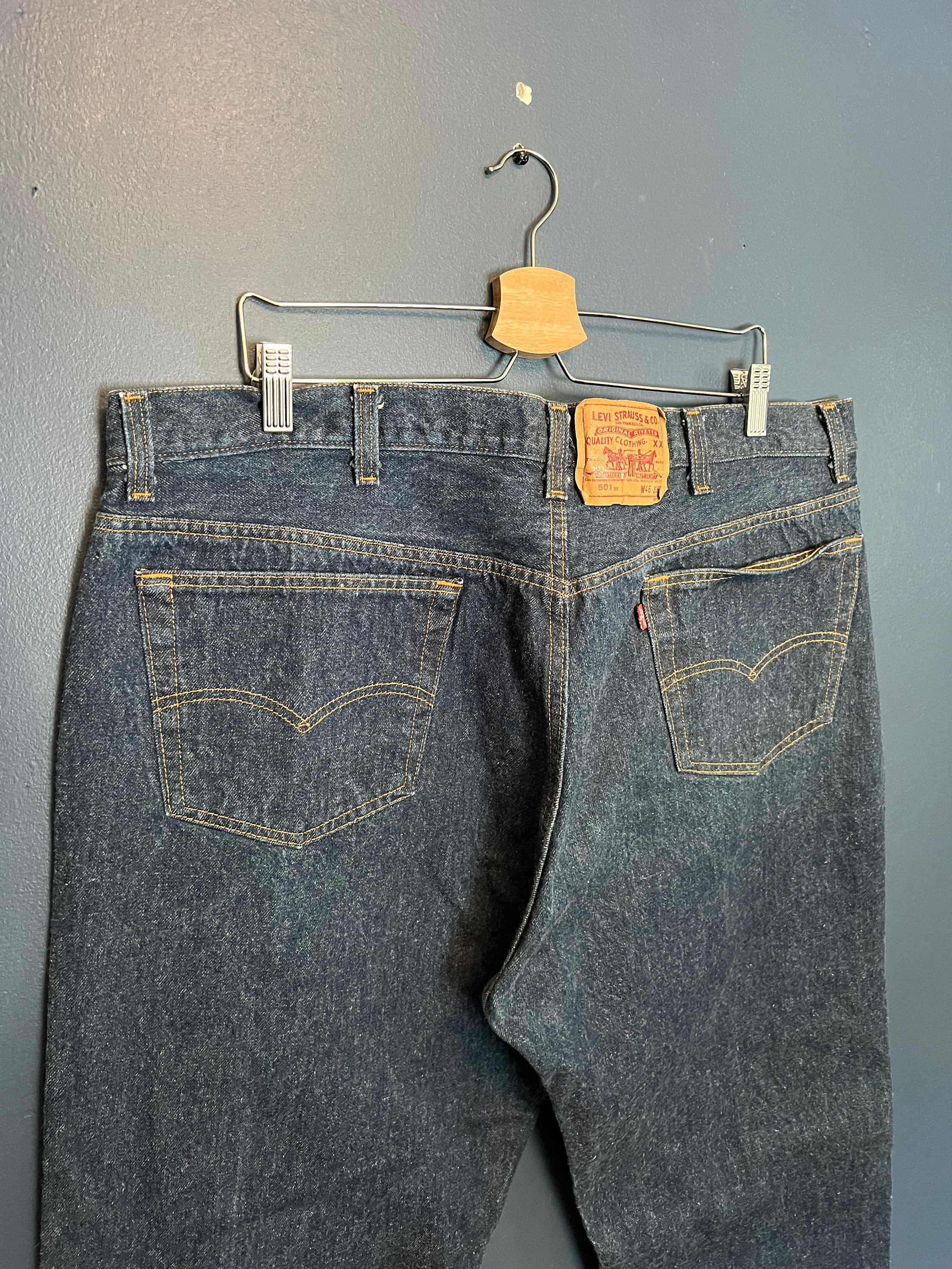 LVC Levis Vintage Clothing 501XX 1937 Cinch Back Selvedge Denim Jeans Size  28X32