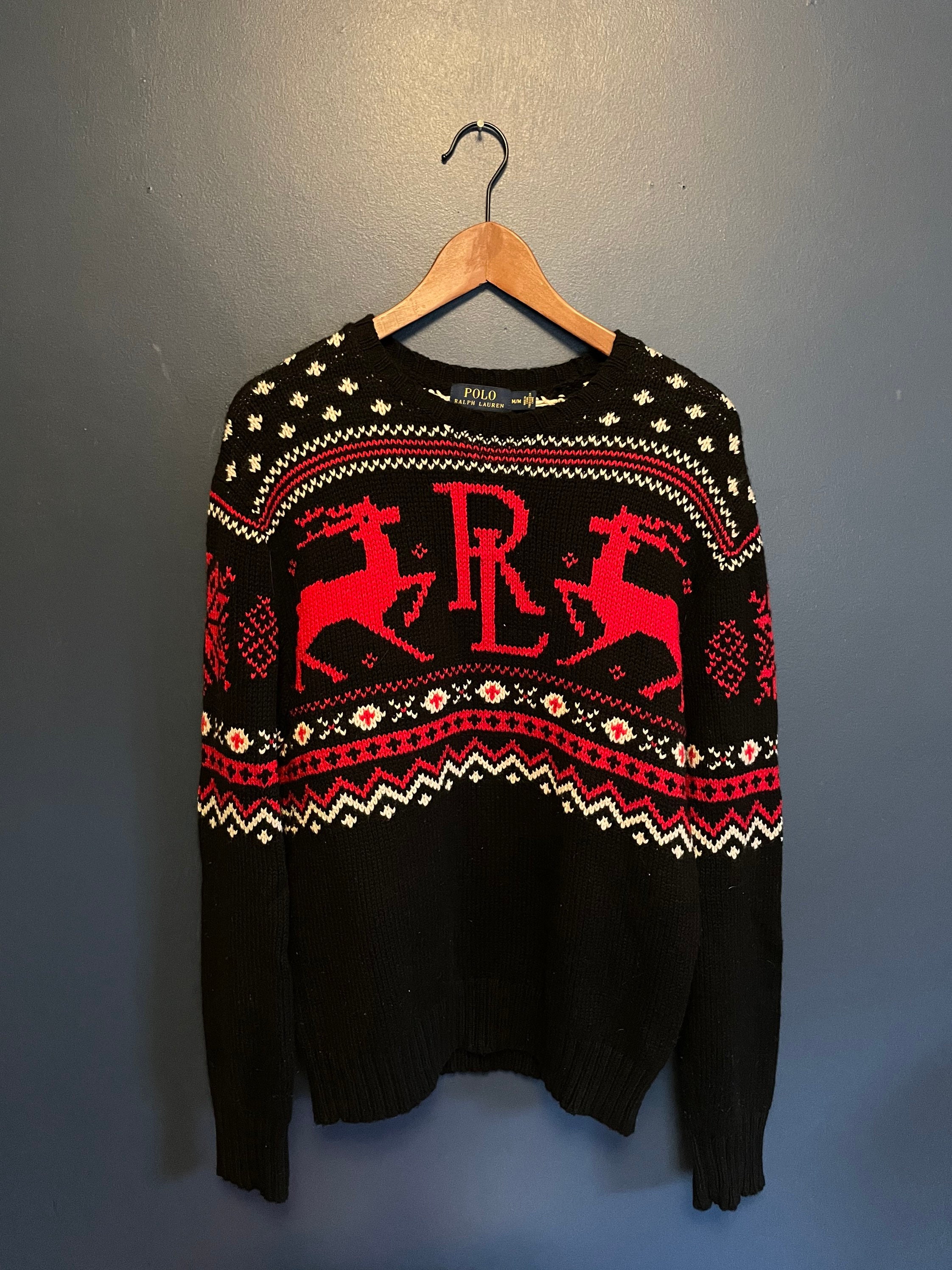 Ralph lauren reindeer sweater sale