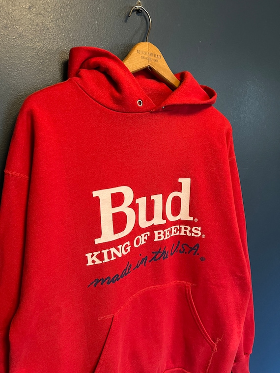 Vintage 80’s Budweiser King Of Beers Hoodie Size X