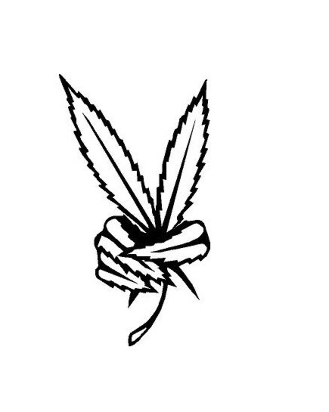 Peace Pot Leaf Decal Good for Car Truck Laptop Window. Sticks to Any ...