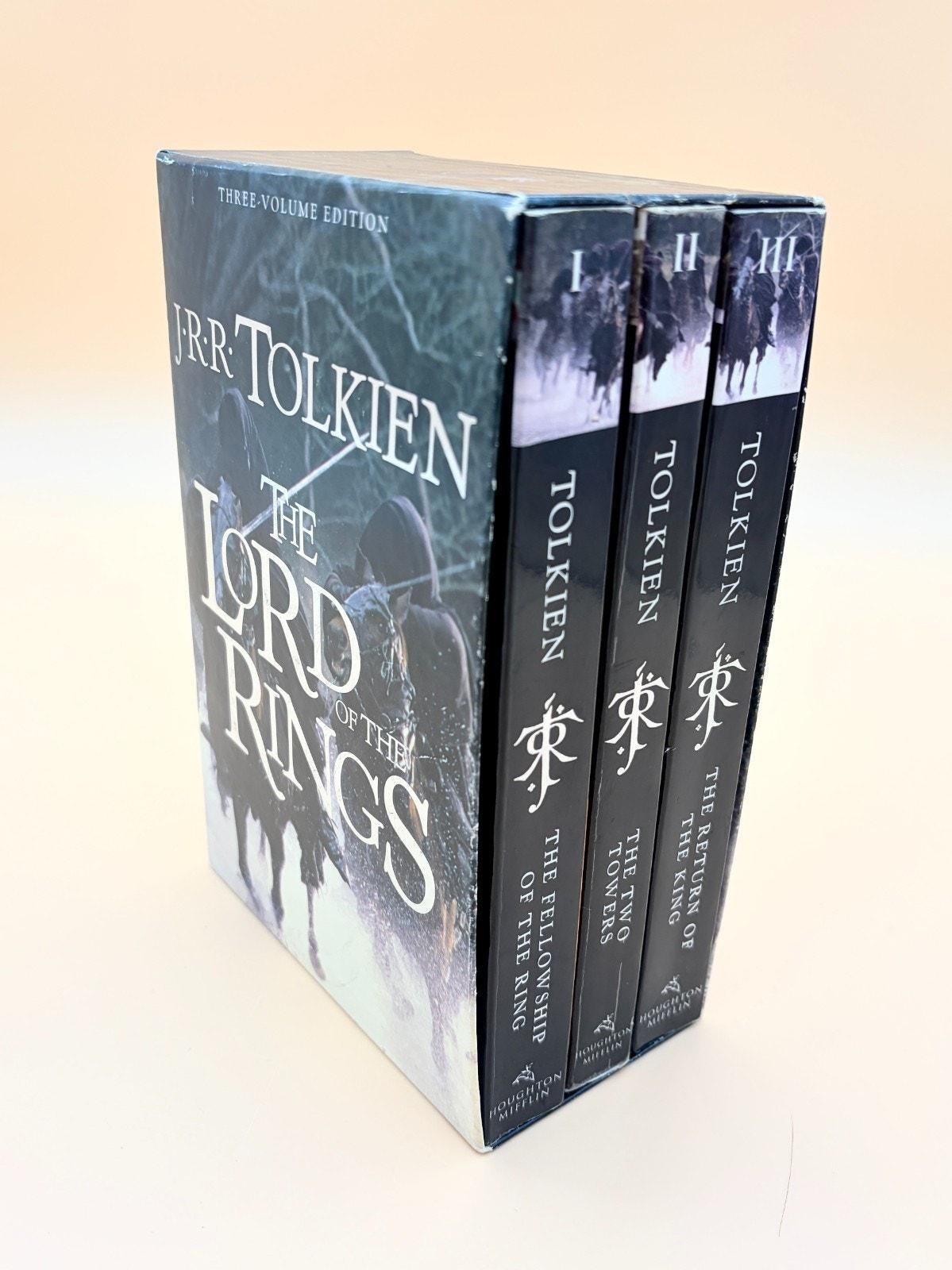 Tolkien Vintage Box Set Books - Etsy