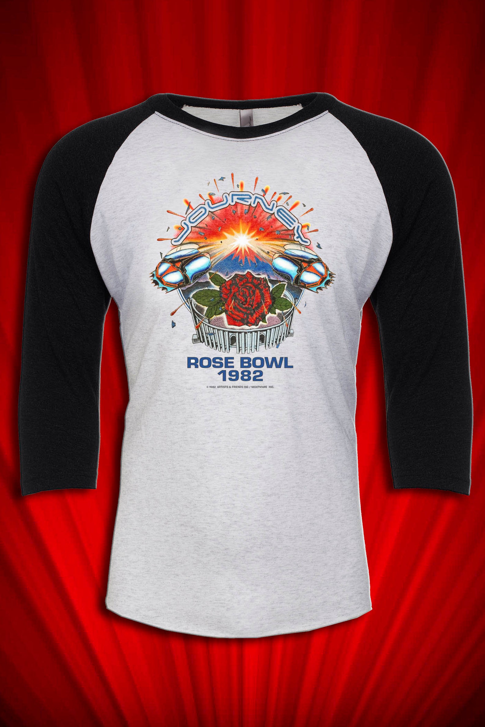 Journey Rose Bowl 1982 Vintage Tee Tour Jersey Triumph Aldo Etsy