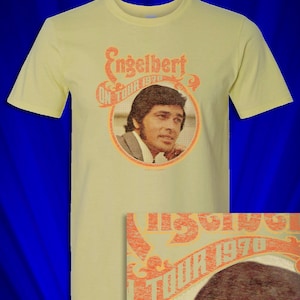 Englebert Quando Quando 1970 on YELLOW Tee FREE S&H to USA Release Me