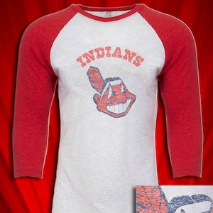 Native America Defunct Sports Mascot Jersey Vintage logo T-SHIRT Free S&H USA