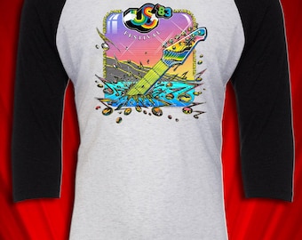 Vintage Rock n Roll Tour Concert Shirt US Festival 1983 Vintage Tee Clash Van Halen U2