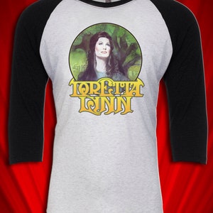 Queen of Country Coal Miners Daughter 1970s Tour Jersey Tee FREE SHIP USA Nashville Legend