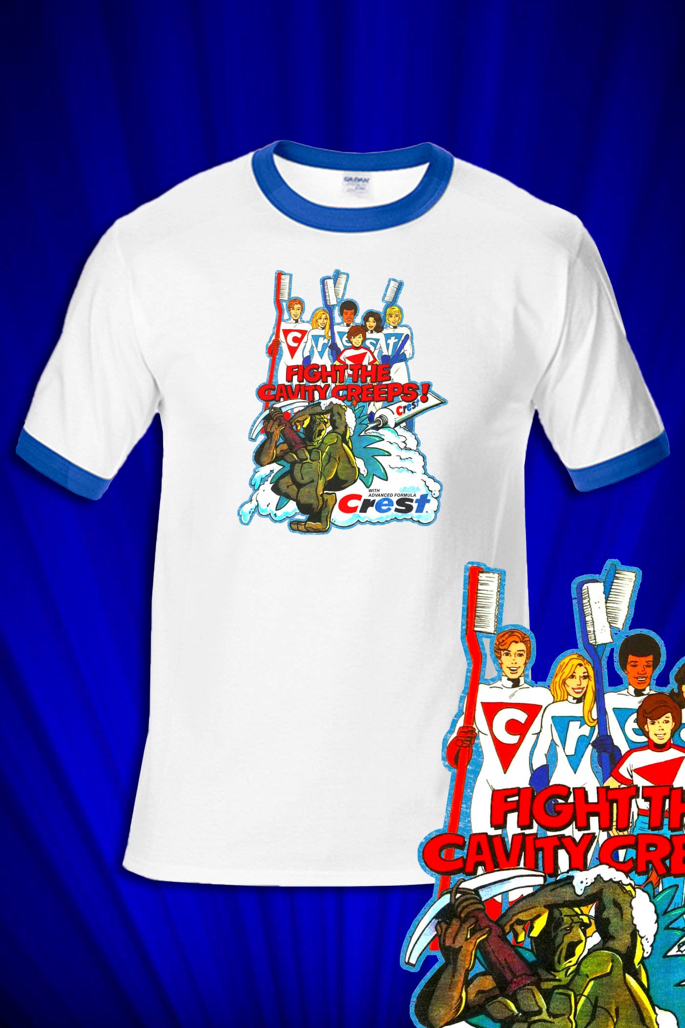 Crest Cavity Creeps Saturday Morning Cartoons 1970s Tshirt Etsy