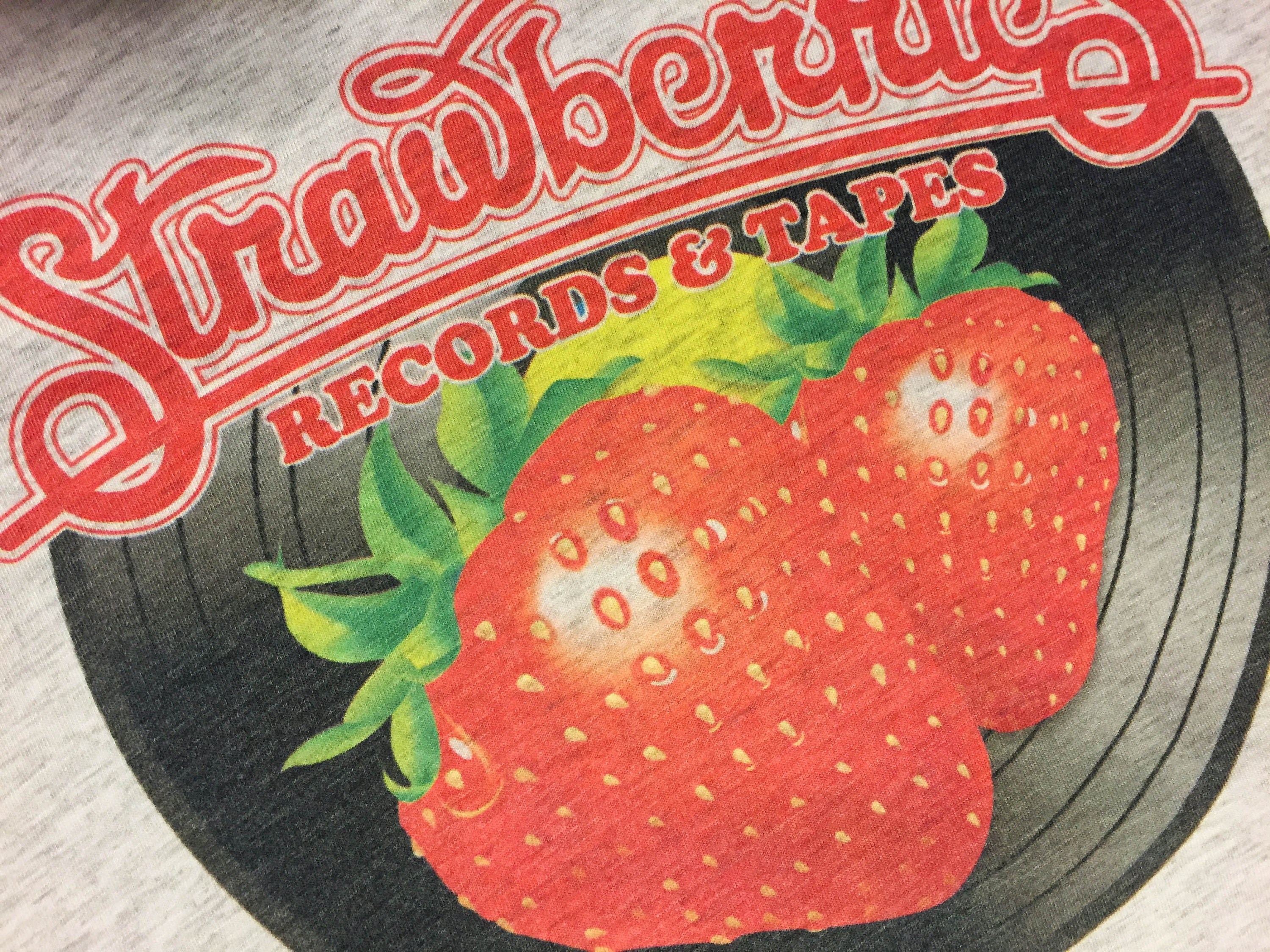 Strawberries Records & Tapes Vintage Style Music Store Etsy