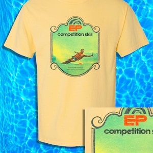EP Competition Water Skis 1970s t-shirt FREE s&h USA Defunct brand