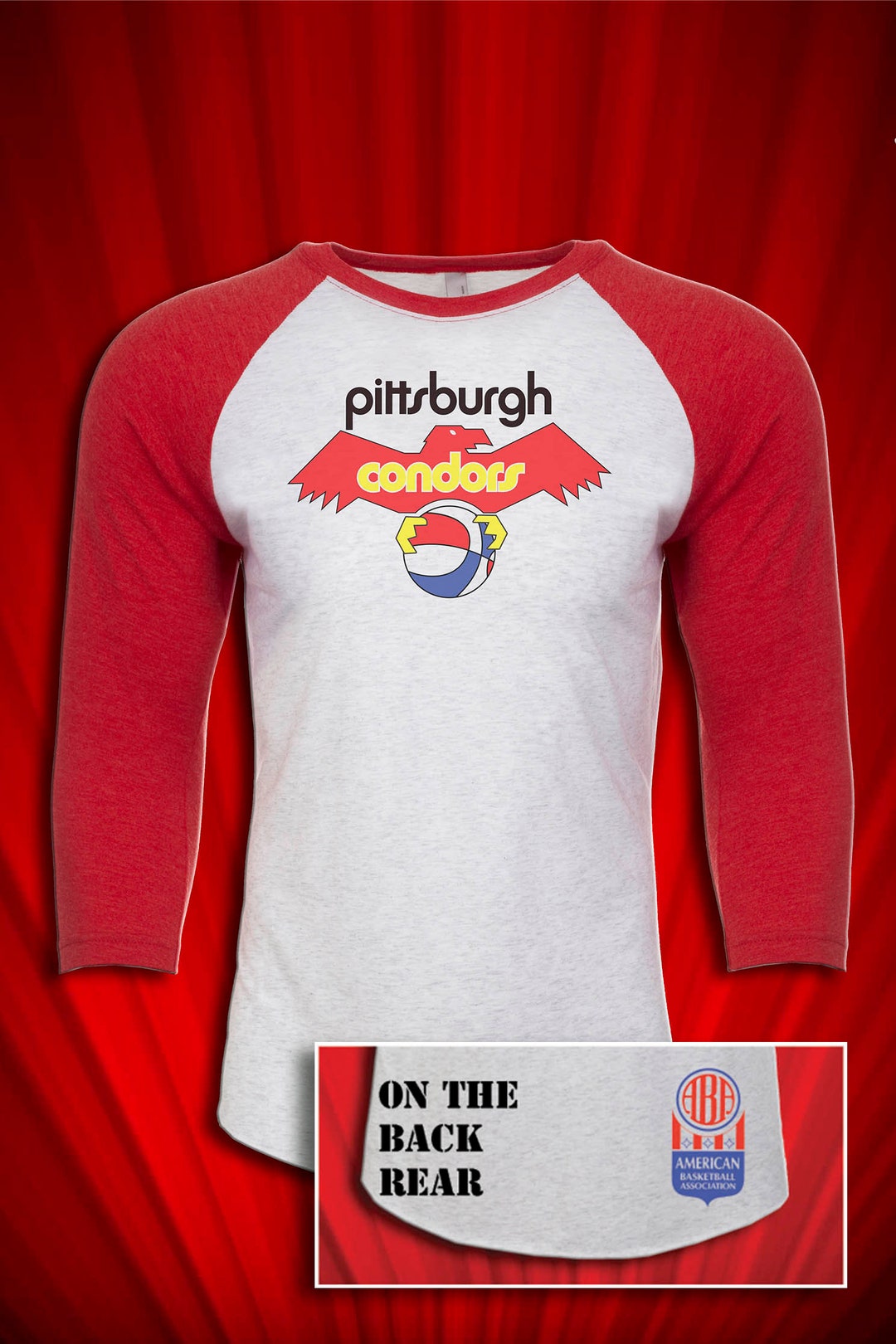 Pittsburgh Condors ABA Vintage Basketball Jersey FREE SHIPPING