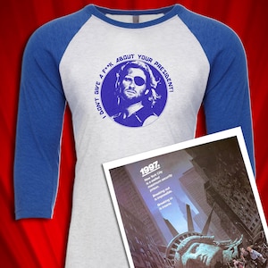 Snake Plissken retro Jersey Tee T-SHIRT FREE ship USA Escape New York