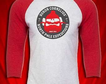 Yukon Cornelius North Pole Expeditions Vintage Jersey Christmas Humor
