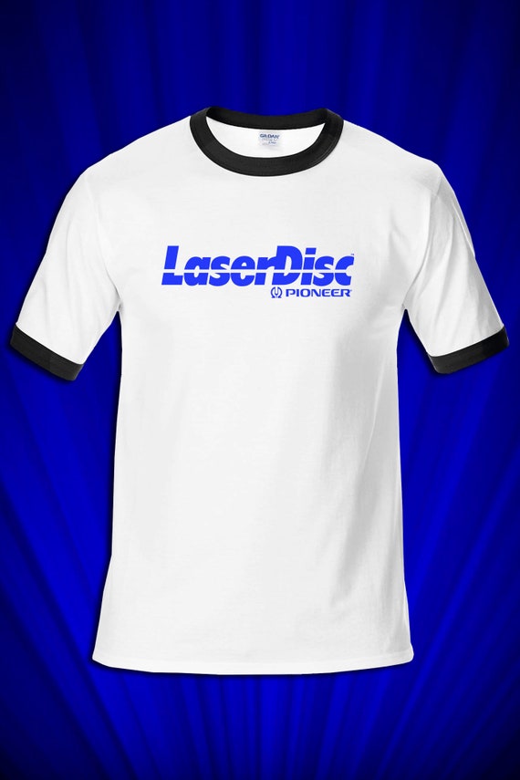 Laserdisc logo Promo ringer TSHIRT FREE ship USA Audiophile Etsy