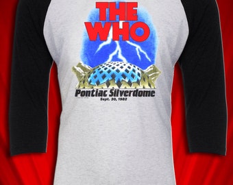 the Who Pontiac Thunderdome 1982 Vintage Tour Concert Jersey FREE SHIPPING the Clash