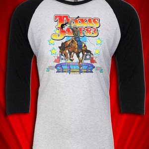 Texas Jam 1983 Vintage Rock n Roll Tour Concert Shirt FREE SHIPPING Styx Hagar