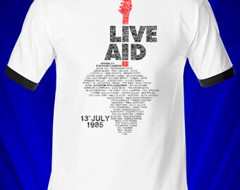 LIVE AID ヴィンテージTシャツ 1985 LIVE AID イベントTシャツ！ | CUSTOM FEVER