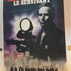 Le Survivant *The Omega Man *1971 France *Affiche Poster *60x80cm *23&quot;x31&quot; *Charlton Heston