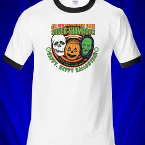 Silver Shamrock 1978 RINGER Tee-shirt FREE s&h USA Halloween Michael Myers