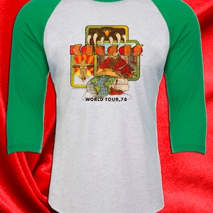 Kansas 1978 Vintage Tour Concert Jersey FREE SHIPPING Point of Know Return